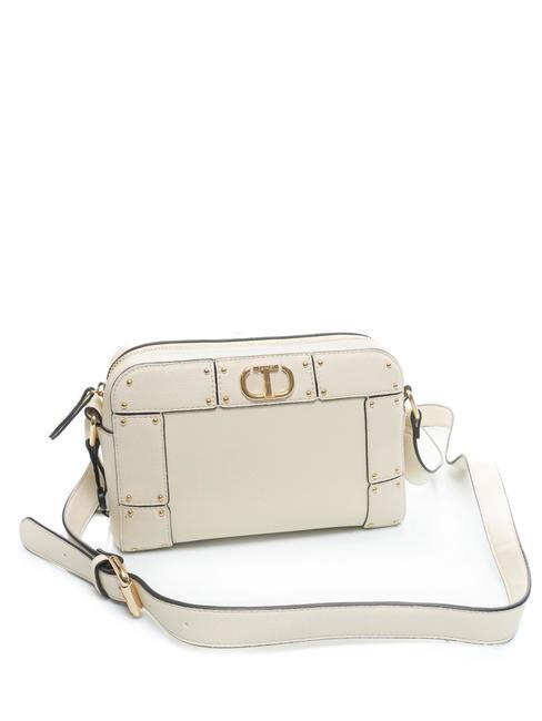 PATCH STUDS GROUP Borsa piccola a tracolla avorio - Borse Donna