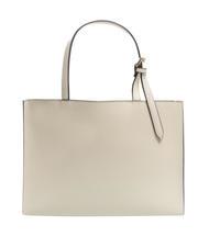 TWINSET WINDOW OVAL T Borsa shopping trasforata avorio - Borse Donna - 4