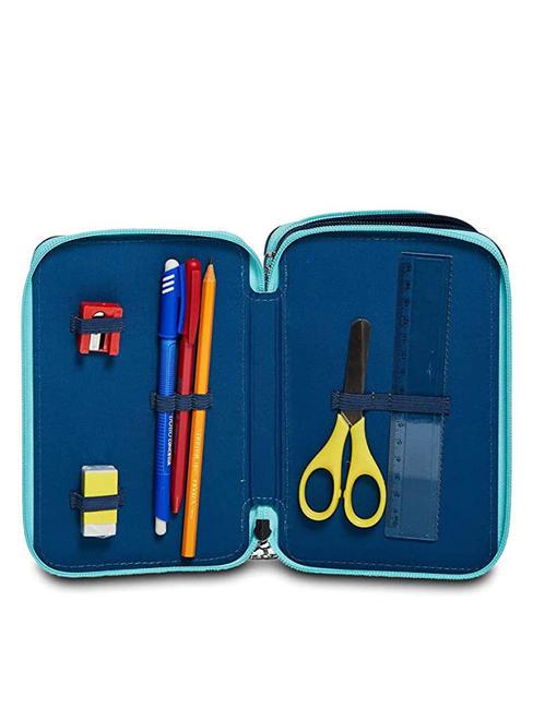 BELIEVE IN YOURSELF Astuccio con kit scuola tardis blue - Astucci e Accessori