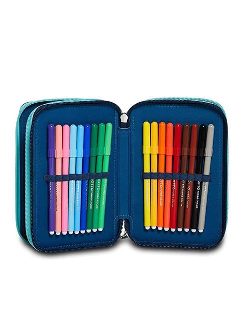 BELIEVE IN YOURSELF Astuccio con kit scuola tardis blue - Astucci e Accessori