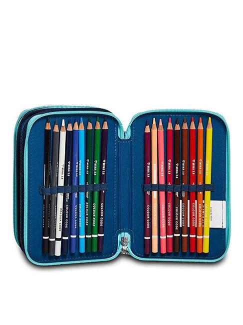 BELIEVE IN YOURSELF Astuccio con kit scuola tardis blue - Astucci e Accessori