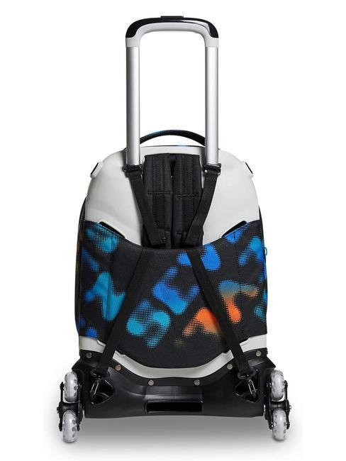 MELT BOY JACK Zaino trolley sganciabile 3 ruote Nero - Zaini con carrello
