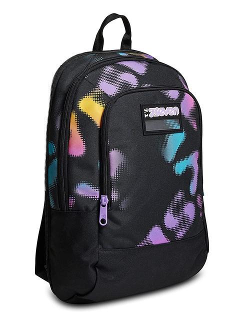 MELT GIRL JACK Zaino trolley sganciabile 3 ruote Nero - Zaini con carrello