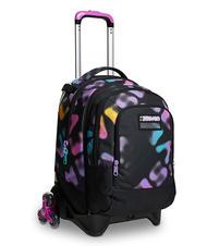 SEVEN MELT GIRL JACK Zaino trolley sganciabile 3 ruote Nero - Zaini con carrello - 5
