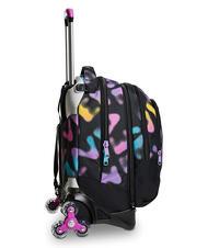 SEVEN MELT GIRL JACK Zaino trolley sganciabile 3 ruote Nero - Zaini con carrello - 6