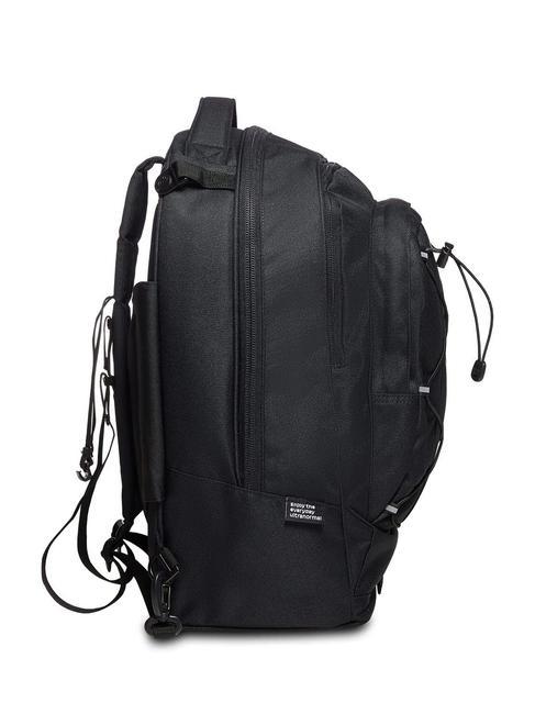 LOGO ACTIVE NEW PLUG Zaino trolley sganciabile 2 ruote Nero - Zaini con carrello