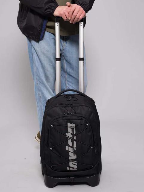 LOGO ACTIVE NEW PLUG Zaino trolley sganciabile 2 ruote Nero - Zaini con carrello