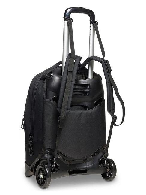 LOGO NEW PLUG Zaino trolley sganciabile 2 ruote Nero - Zaini con carrello