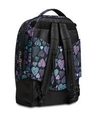 SEVEN PATCHYHEART GIRL JACK Zaino trolley sganciabile 2 ruote Nero - Zaini con carrello - 3