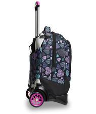 SEVEN PATCHYHEART GIRL JACK Zaino trolley sganciabile 2 ruote Nero - Zaini con carrello - 5