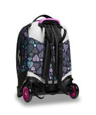 SEVEN PATCHYHEART GIRL JACK Zaino trolley sganciabile 2 ruote Nero - Zaini con carrello - 6