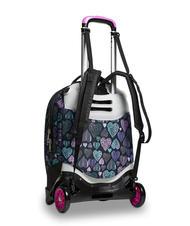 SEVEN PATCHYHEART GIRL JACK Zaino trolley sganciabile 2 ruote Nero - Zaini con carrello - 8