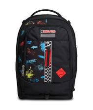 SEVEN SCRATCH BOY JACK Zaino trolley sganciabile 2 ruote Nero - Zaini con carrello - 2