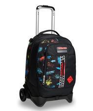 SEVEN SCRATCH BOY JACK Zaino trolley sganciabile 2 ruote Nero - Zaini con carrello - 3