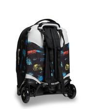 SEVEN SCRATCH BOY JACK Zaino trolley sganciabile 2 ruote Nero - Zaini con carrello - 5