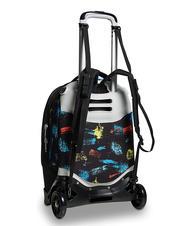SEVEN SCRATCH BOY JACK Zaino trolley sganciabile 2 ruote Nero - Zaini con carrello - 6