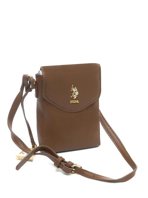 NEW JONES Borsa porta cellulare brown - Borse Donna