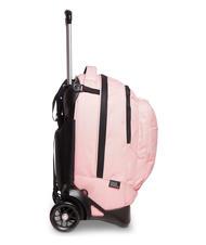 INVICTA LOGO NEW PLUG Zaino trolley sganciabile 2 ruote pale mauve - Zaini con carrello - 5