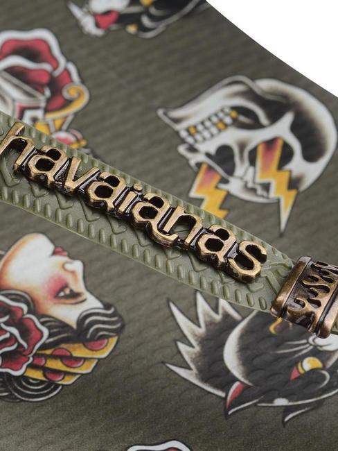 TOP TRIBO Infradito black/moss - Scarpe Uomo