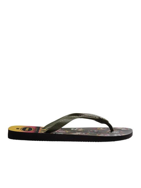 TOP TRIBO Infradito black/moss - Scarpe Uomo