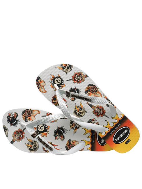 TOP TRIBO Infradito white/white - Scarpe Uomo