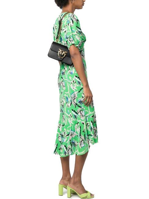 LOVE ONE MINI Borsa mini in pelle di vitello nero-antique gold - Borse Donna