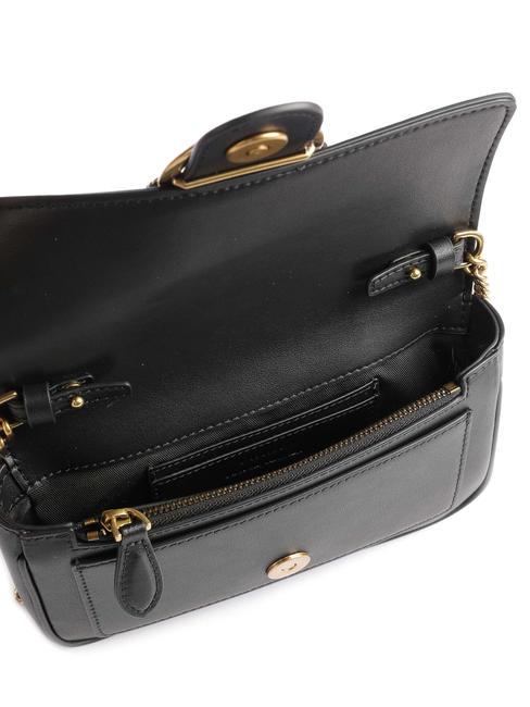 LOVE ONE POCKET Borsa in pelle nero-antique gold - Borse Donna