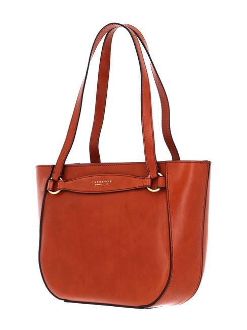 BETTINA Shopping Bag in pelle rust abb. oro - Borse Donna