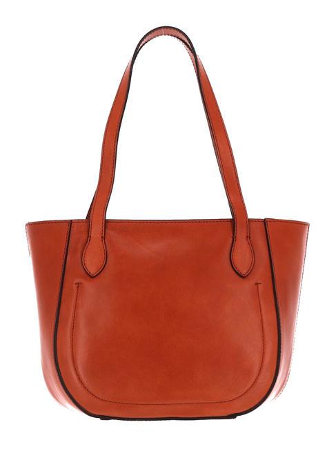 BETTINA Shopping Bag in pelle rust abb. oro - Borse Donna