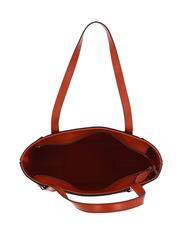 THE BRIDGE BETTINA Shopping Bag in pelle rust abb. oro - Borse Donna - 4