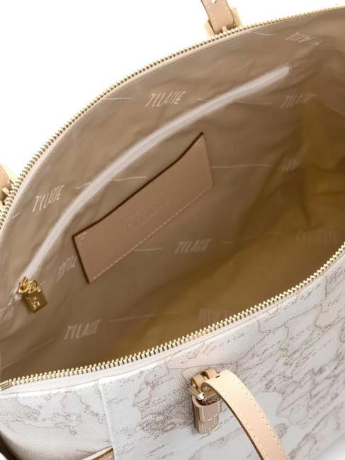 GEO WHITE Borsa tote grande a spalla bianco - Borse Donna