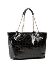 POLLINI HERITAGE COATED Shopping bag in canvas Nero - Borse Donna - 3