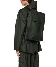 RAINS BACKPACK Zaino impermeabile, porta pc 15" green - Zaini da lavoro porta PC - 5