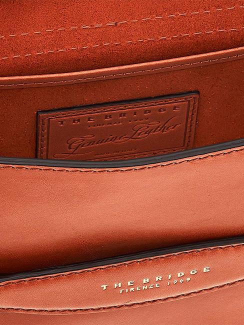 BETTINA Mini Bag a tracolla, in pelle rust abb. oro - Borse Donna