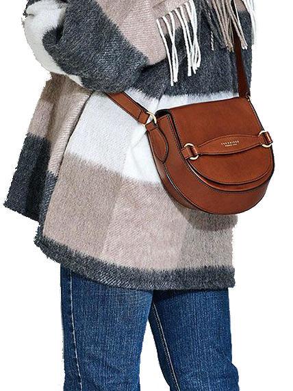 BETTINA Mini Bag a tracolla, in pelle rust abb. oro - Borse Donna