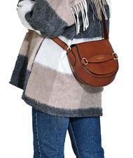 THE BRIDGE BETTINA Mini Bag a tracolla, in pelle rust abb. oro - Borse Donna - 3