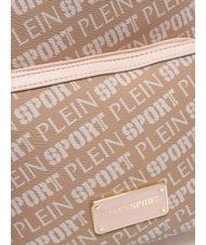 PLEIN SPORT RED HILL Zaino con texture logo taupe - Borse Donna - 3