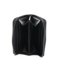 ARMANI EXCHANGE LOGO EMBOSSED Portafoglio piccolo zip around Nero - Portafogli Donna - 2