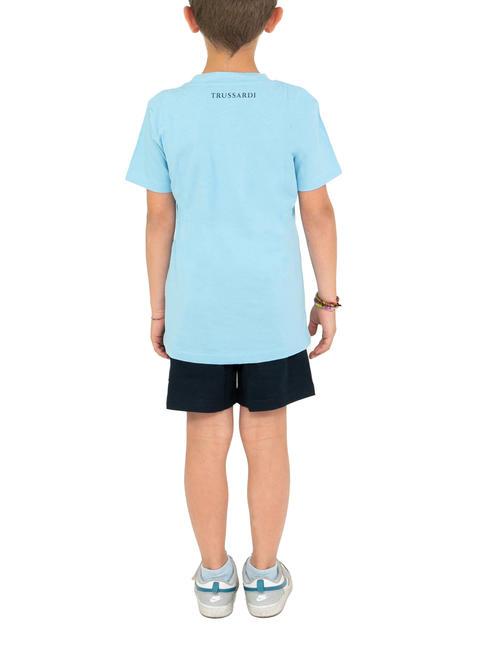 KUNIP Completo t-shirt e bermuda azure/blue - Tute bambini