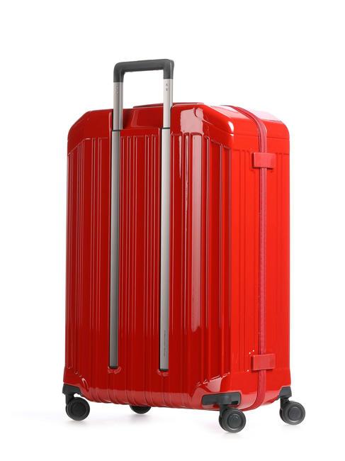 PQ-LIGHT Trolley grande ultra slim ROSSO - Trolley Rigidi