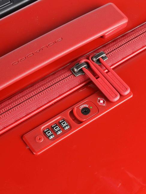 PQ-LIGHT Trolley grande ultra slim ROSSO - Trolley Rigidi