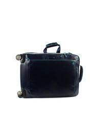 PIQUADRO BLUE SQUARE Trolley Bagaglio a Mano in pelle, porta PC 15,6" blu - Bagagli a mano - 3