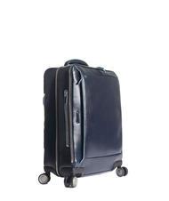 PIQUADRO BLUE SQUARE Trolley Bagaglio a Mano in pelle, porta PC 15,6" blu - Bagagli a mano - 4