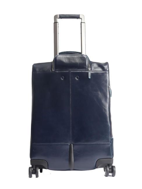 BLUE SQUARE Trolley Bagaglio a Mano in pelle, porta PC 15,6" blu - Bagagli a mano