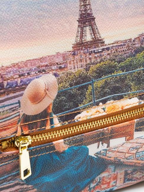 YESBAG  Borsa a mano, con tracolla, stampa all over paris view - Borse Donna