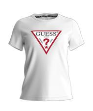 GUESS ORIGINAL LOGO T-shirt triangle purwhite - T-shirt e Top Donna - 3