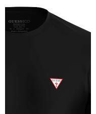 GUESS MINI TRIANGLE T-shirt a maniche lunghe jetbla - T-shirt Uomo - 3