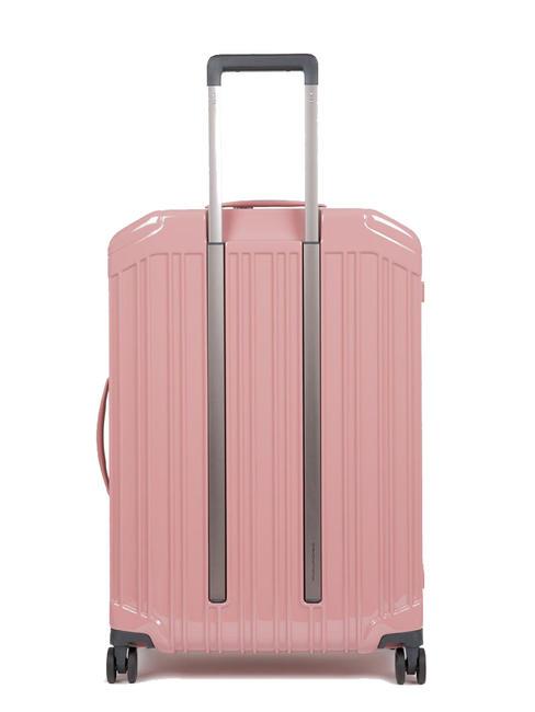 PQ-LIGHT Trolley medio ultra slim ROSA - Trolley Rigidi