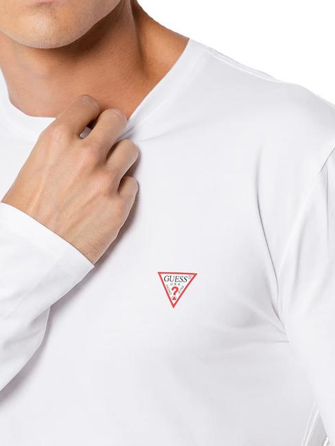 MINI TRIANGLE T-shirt a maniche lunghe purwhite - T-shirt Uomo
