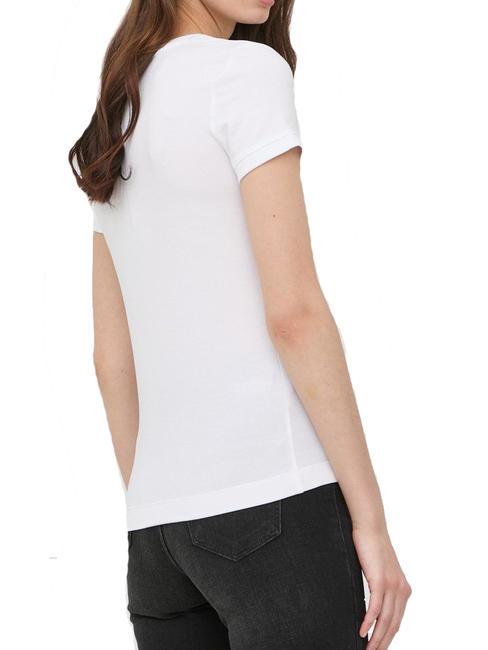 MINI TRIANGLE T-shirt slim fit purwhite - T-shirt e Top Donna